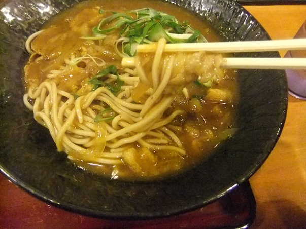 阪急そば十三東口店のポテカレーそば２