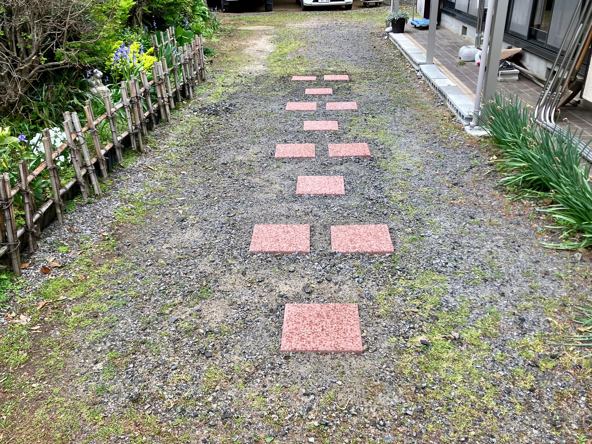 敷石を敷きました | てっちゃんのぶろぐ - 楽天ブログ