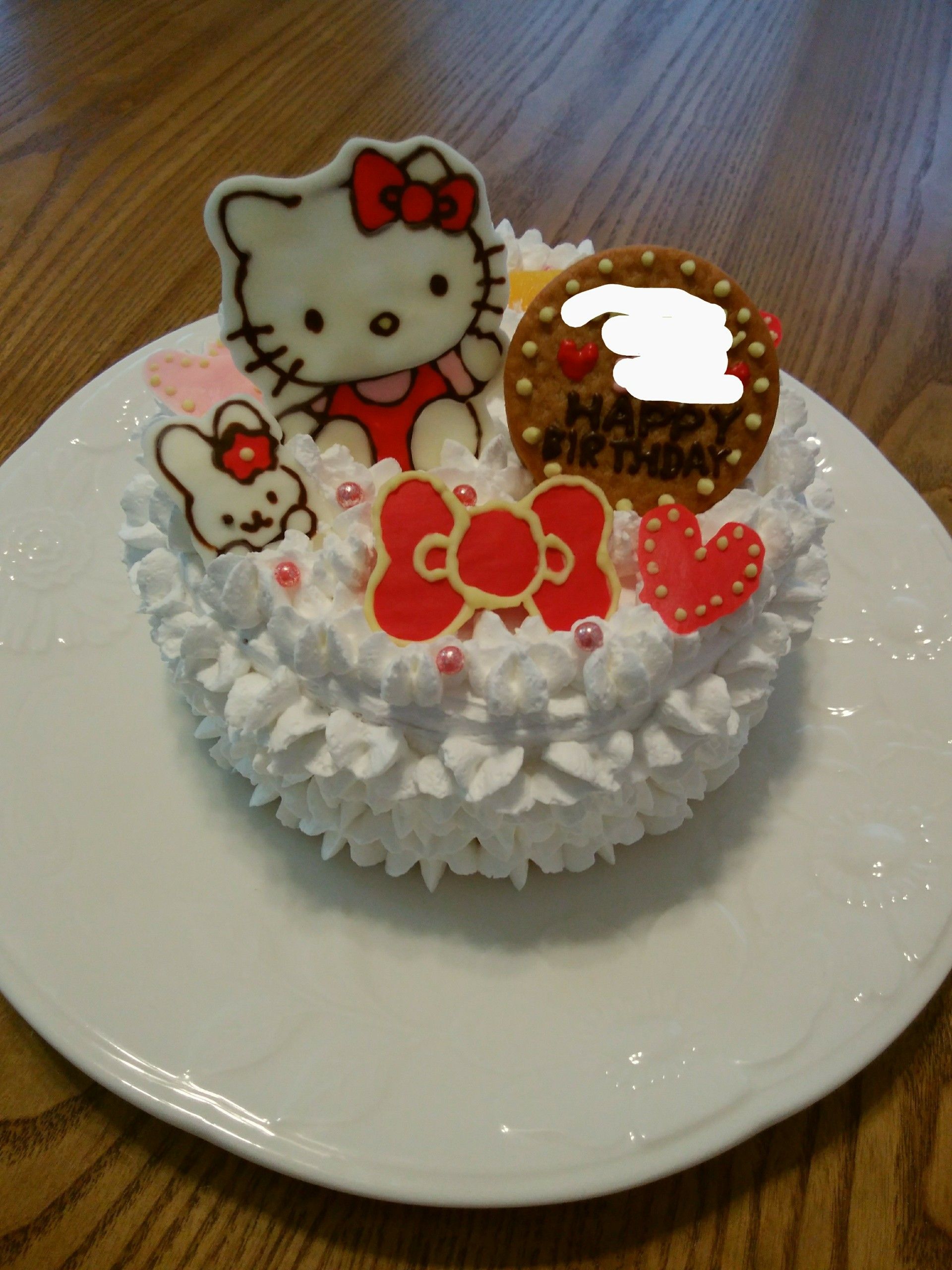 キティちゃんのデコレーションケーキ キャラクター デコレーションケーキ 楽天ブログ