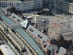 レストランから見た東京駅
