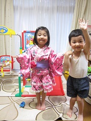 H25.6.11　初☆ゆかた～♪　(２)