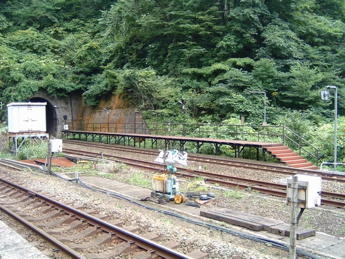 小幌駅ホーム（上り線）