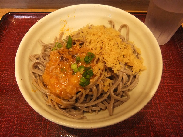 乱切りそばあずみ池袋東口店の冷し担担そば１