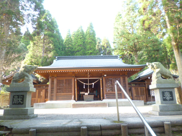 霧島　和気神社　狛猪
