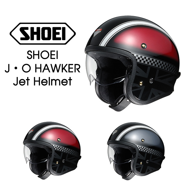 レディース バイク ジェットヘルメット SHOEI J O HAWKER シールド