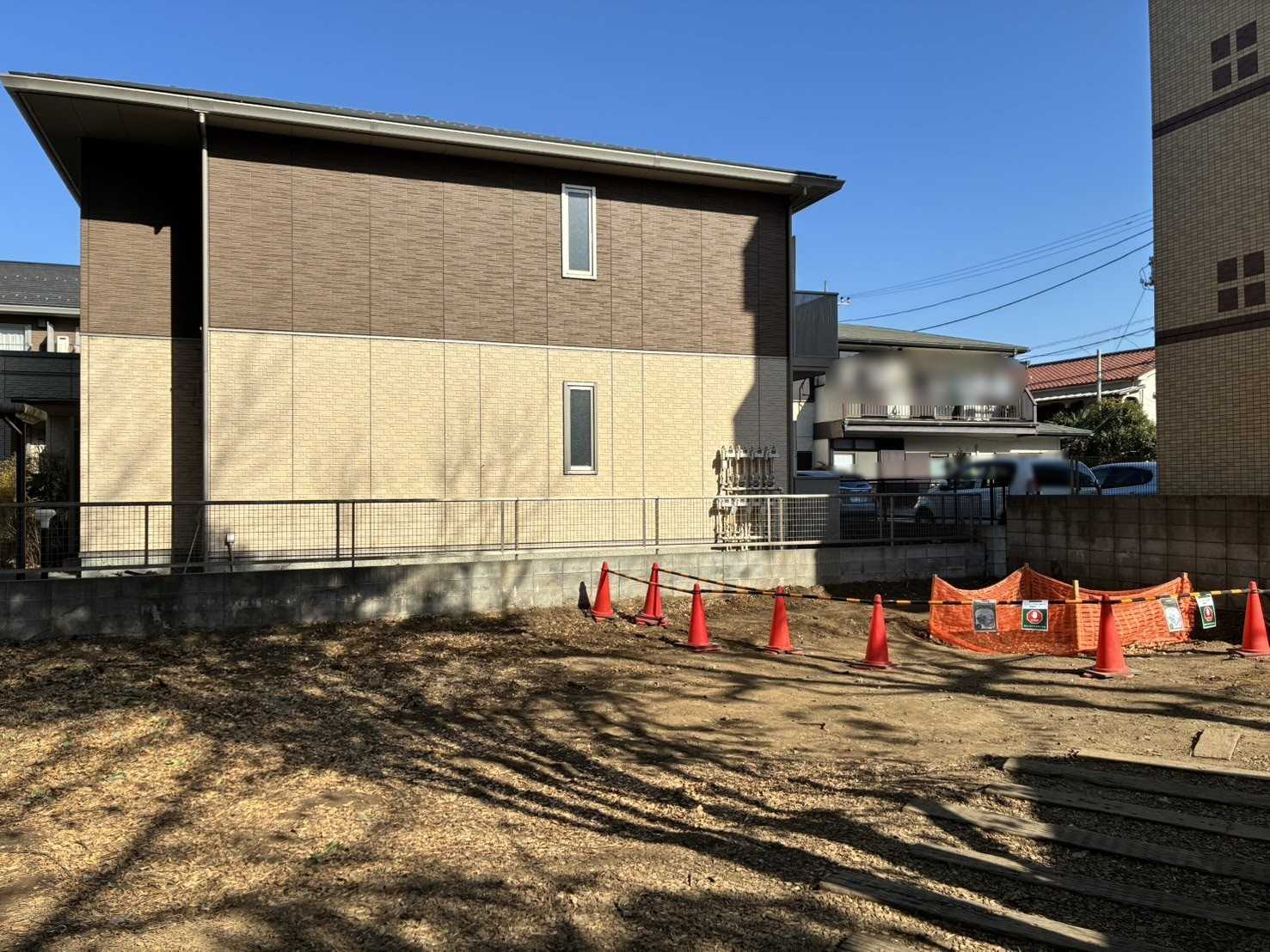 千葉公園近くの椿森コムナ　リニューアル工事中