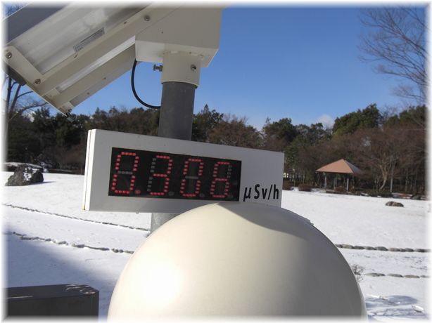 今日の放射線量測定値