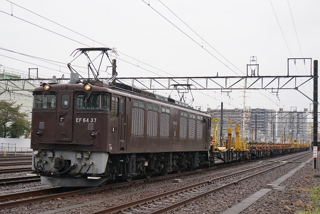 EF64 37牽引 松本ロングチキ工臨2