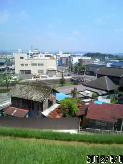 真岡陣屋からの景色