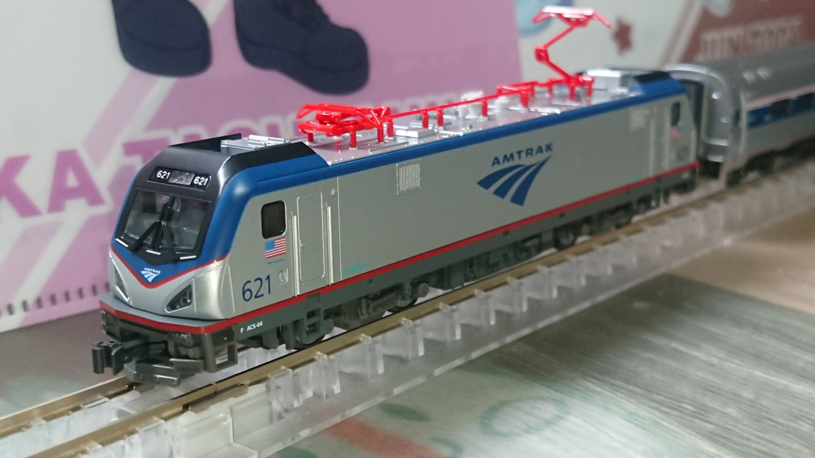 KATO製 Amtrak ACS-64・AmfleetⅠ&Amtrak AmfleetⅠCoach Phase
