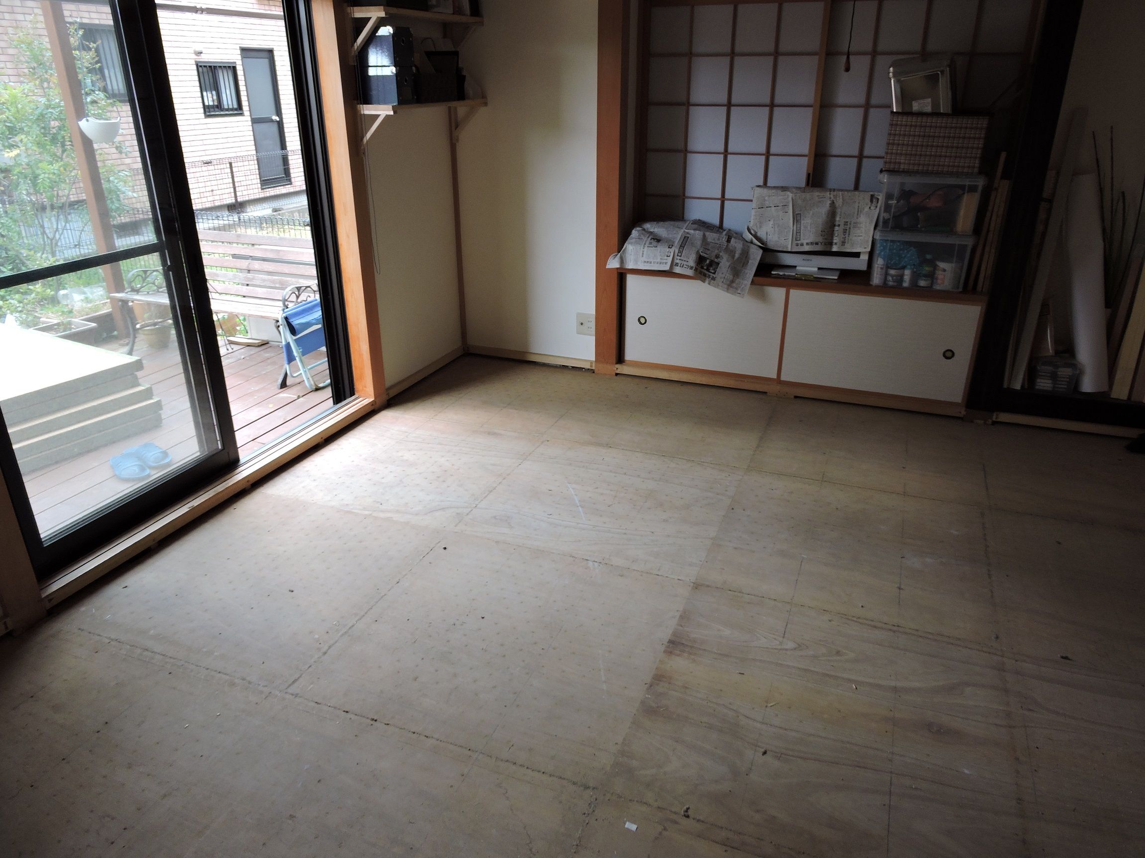 Diy 和室を畳からフローリングへ 準備編 ワガママうさのがんばる日記 楽天ブログ
