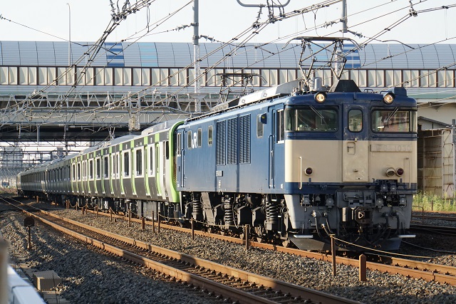 EF81 134牽引 231系 配給 & EF64 1030牽引 253系山手線トウ09編成 配給 & EF81 97牽引 カシオペア函館アフターDC送り込み回送3