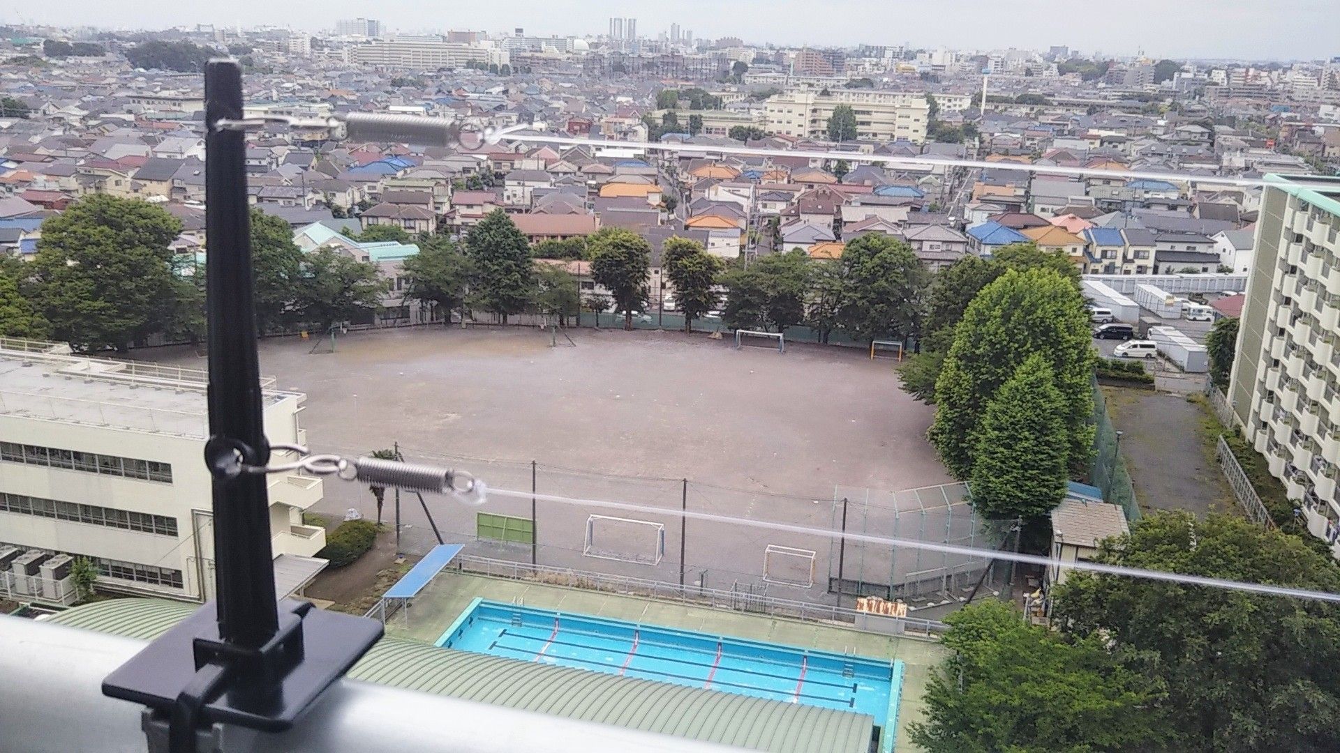 鳩よけにテグスを張りました 病気と生きる 楽天ブログ