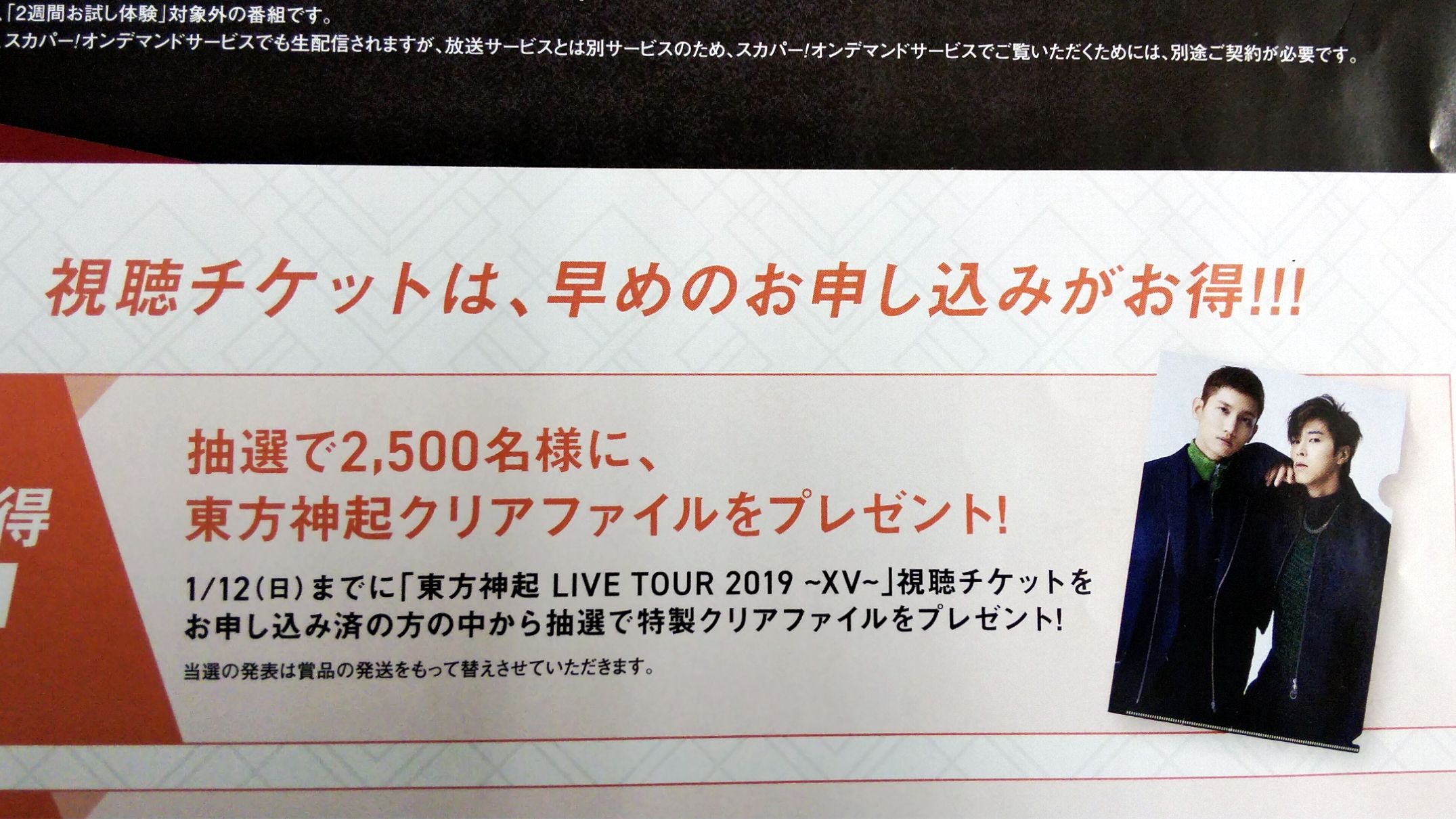 19 Livetour Xv 東方神起へ想いを 日々思うこと 楽天ブログ