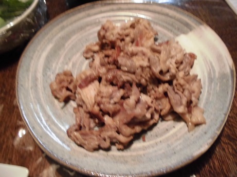 手料理160421豚肉炒め