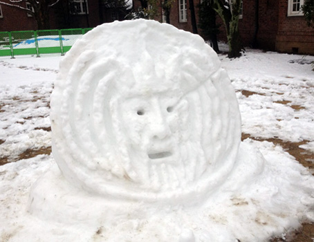 snow statue