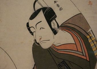 東博10室（8/28～）1：春章「市川団十郎」と春好「中村仲蔵」の