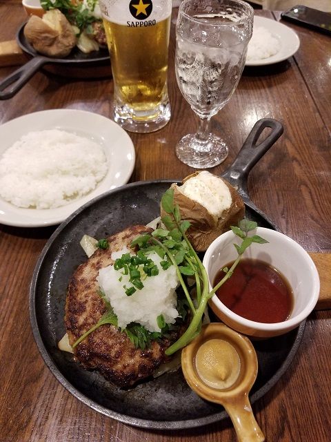 横浜 つばめグリルでハンバーグディナー ぼのぼの 楽天ブログ