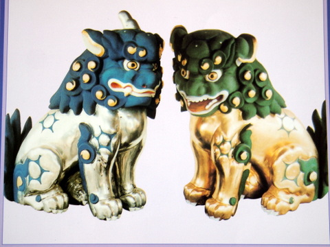 三輪神社・木製狛犬