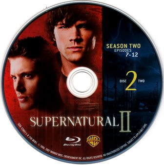 『0424　スーパーナチュラル SEASON 2 DISC 2　［THE COMPLETE  SECOND SEASON］』ピクチャディスク