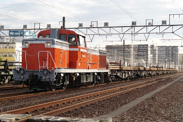 DE10 1751牽引 日鐵チキ工臨 空返却 & 東高島チキ工臨5