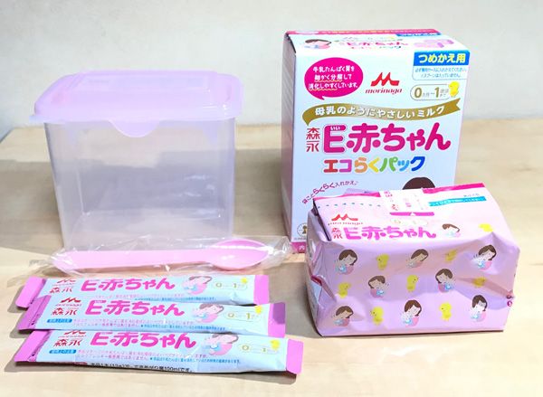 森永E 赤ちゃん エコらくパック 400g (×2袋 詰め替え用) 3個セット