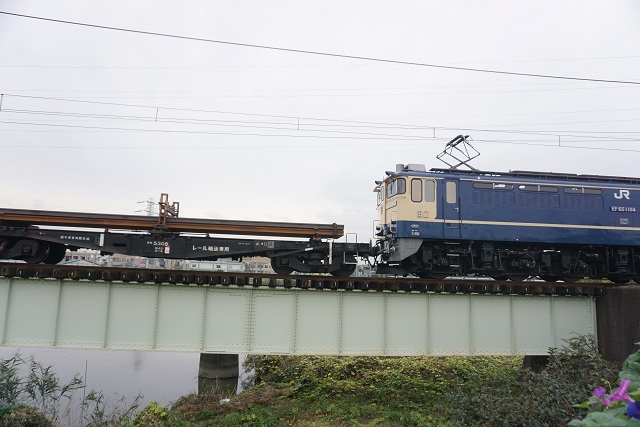 EF64 37牽引 塩山チキ工臨 & EF65 1104牽引 高崎チキ工臨3