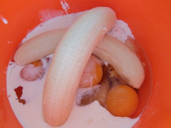 バナナのココナッツ マフィン　コストコ食材