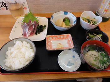 うるめ刺身定食
