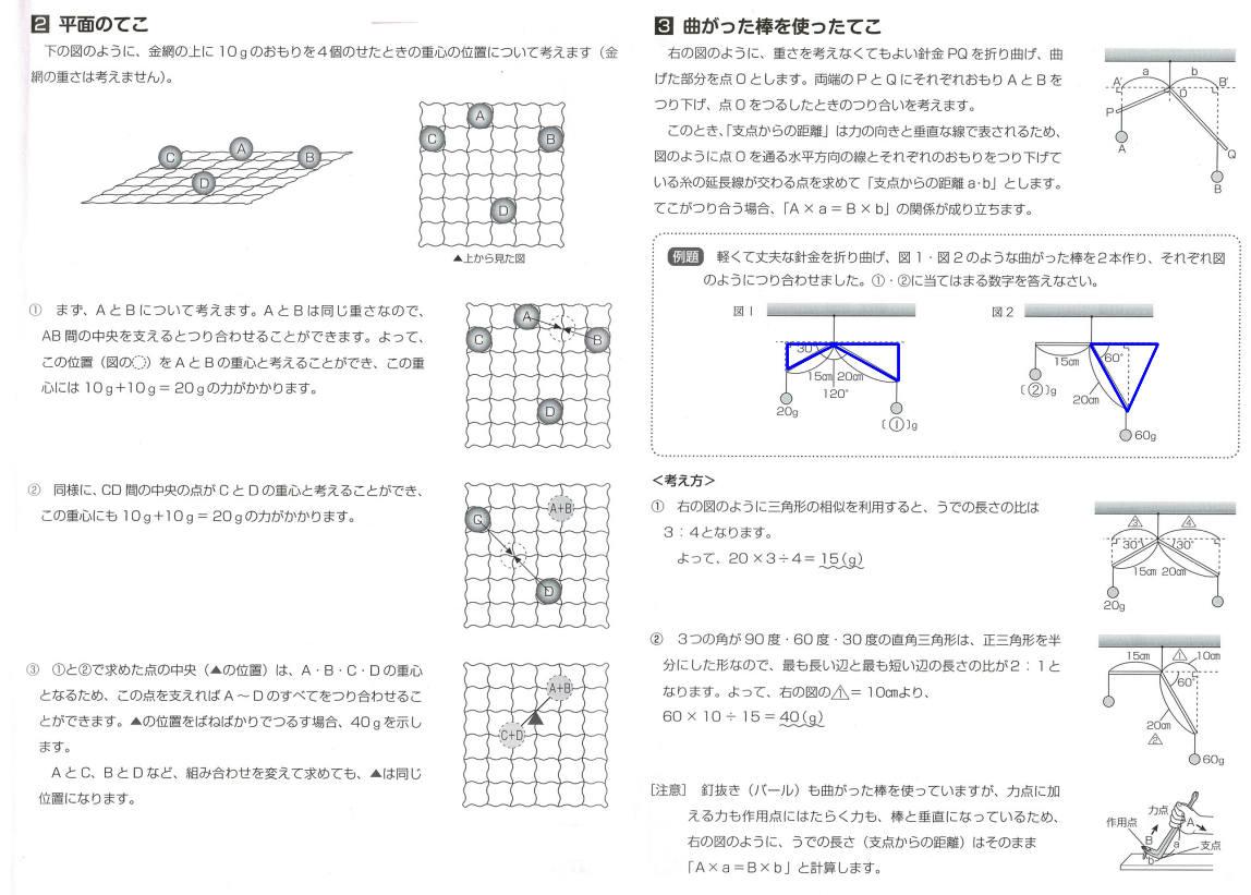 力学 平面のてこ 御三家中学受験 桜蔭 開成 東大サピックス家庭教師 ファインウェブ 楽天ブログ