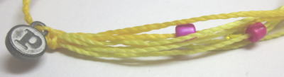 Pura Vida ブレスレット イエロー 1050円+メール便200円MATY55 2.JPG
