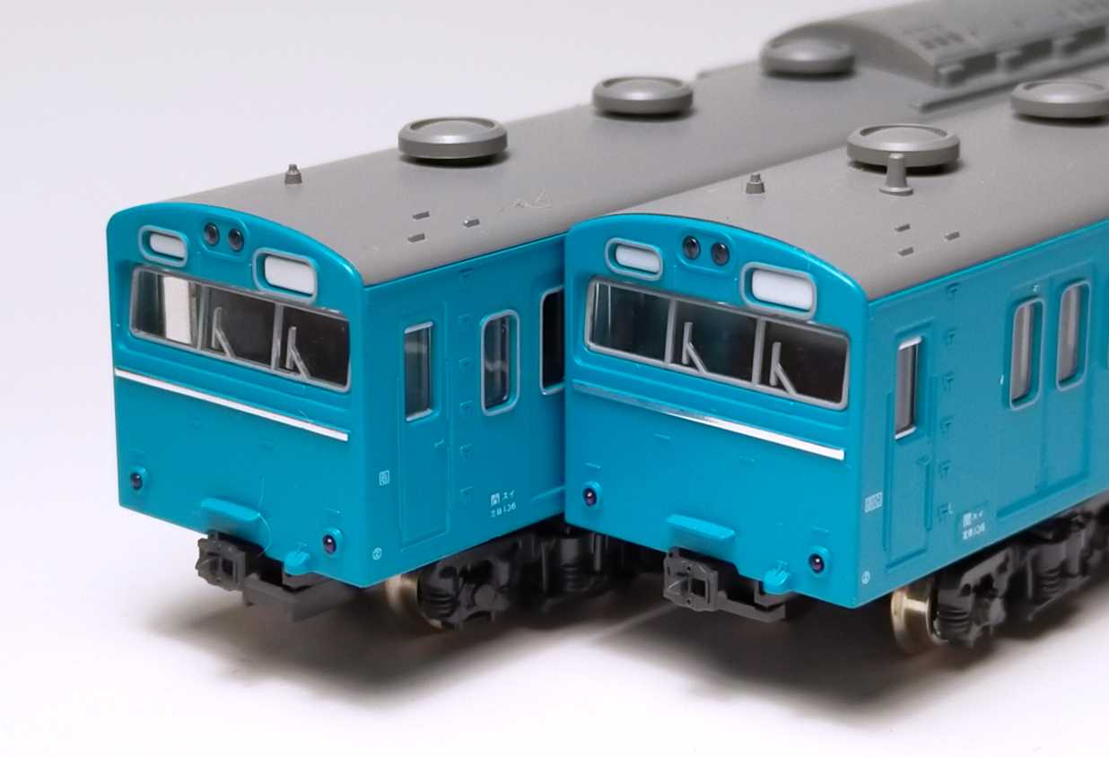 KATO 103系 スカイブルー 基本4両+中間3両 京阪神緩行線 阪和線 - 鉄道模型