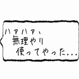 ハァハァ無理やり使ってやった.gif