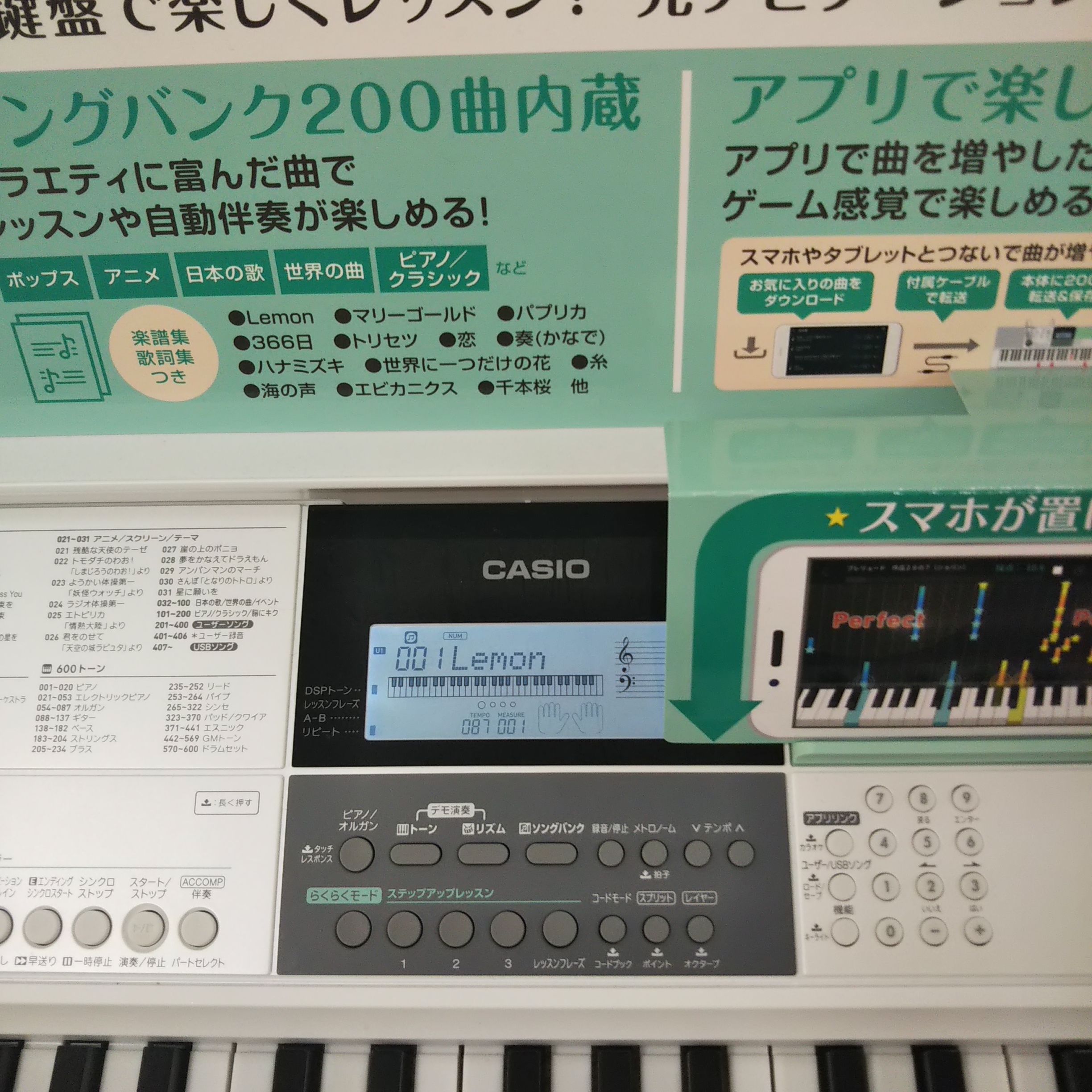 最新CASIO(カシオ) 電子キーボード LK-512 （曲の追加方法） | chiku 