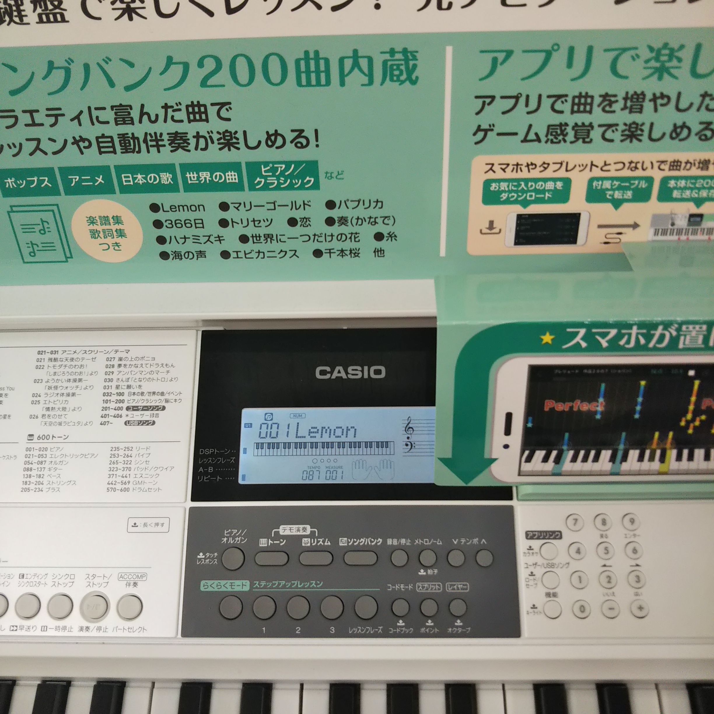 最新CASIO(カシオ) 電子キーボード LK-512 （曲の追加方法） | chiku