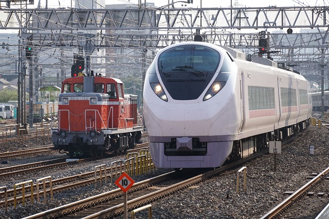 流山電鉄5000形「流馬」さようなら運転 & EF81 95水戸チキ工臨 送り込み5