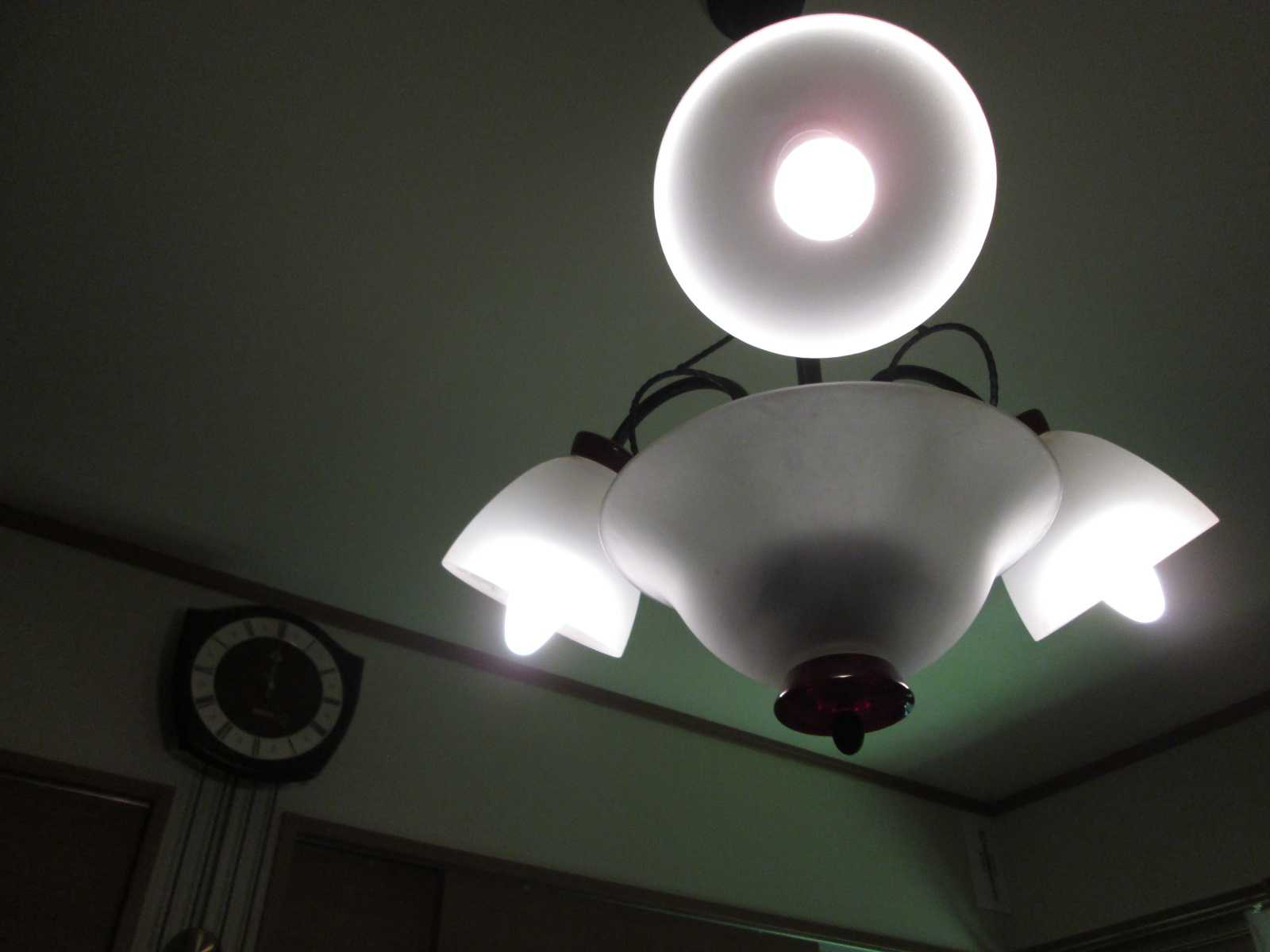 半世紀前のイタリア製手作り天井用ペンダントライト（2個組）