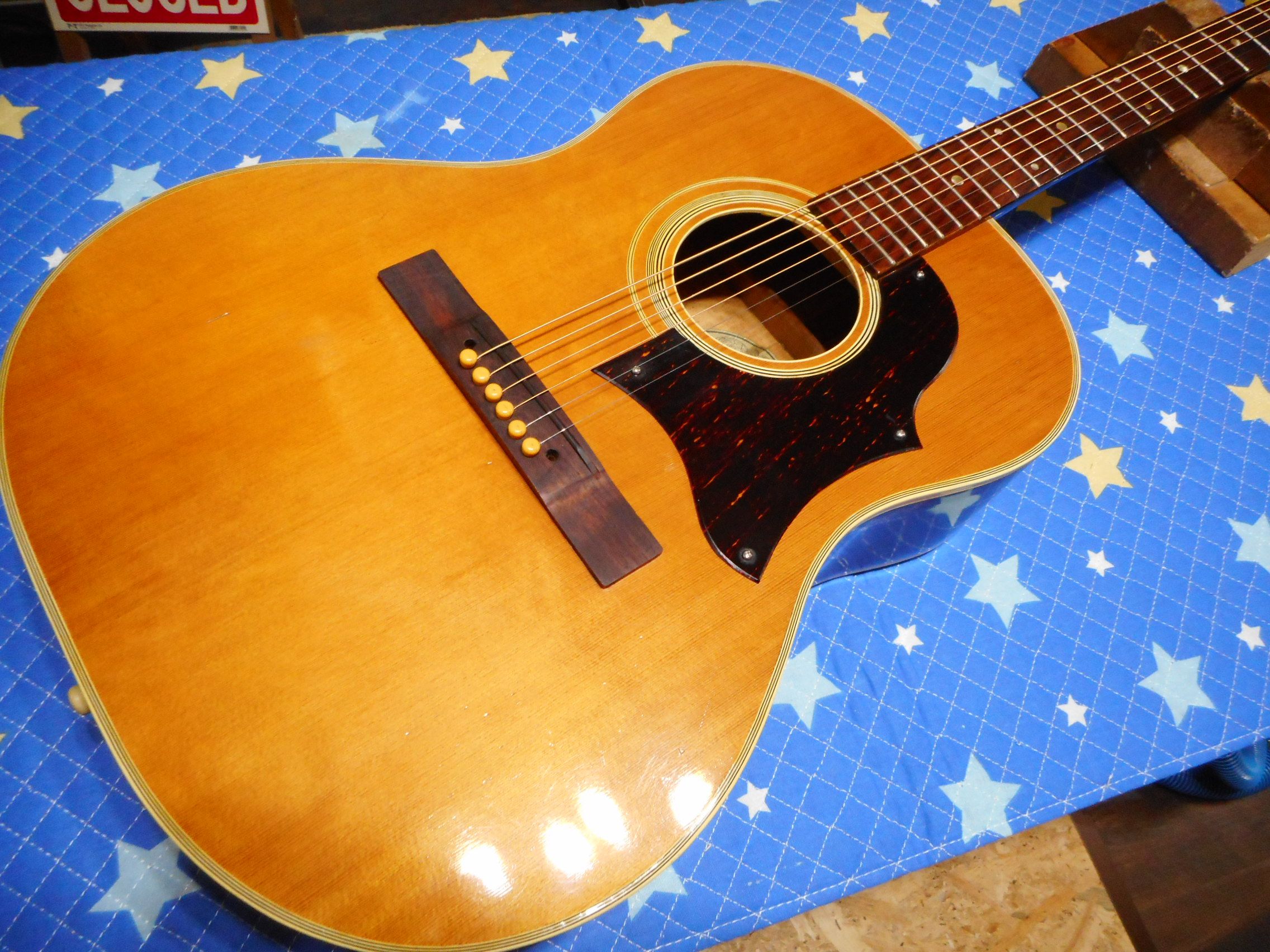 nardan ジャパンビンテージ アコースティックギター No. NF60 🌸ナルダン NF60 再生リペア | 青春のギターリペア K2ギター