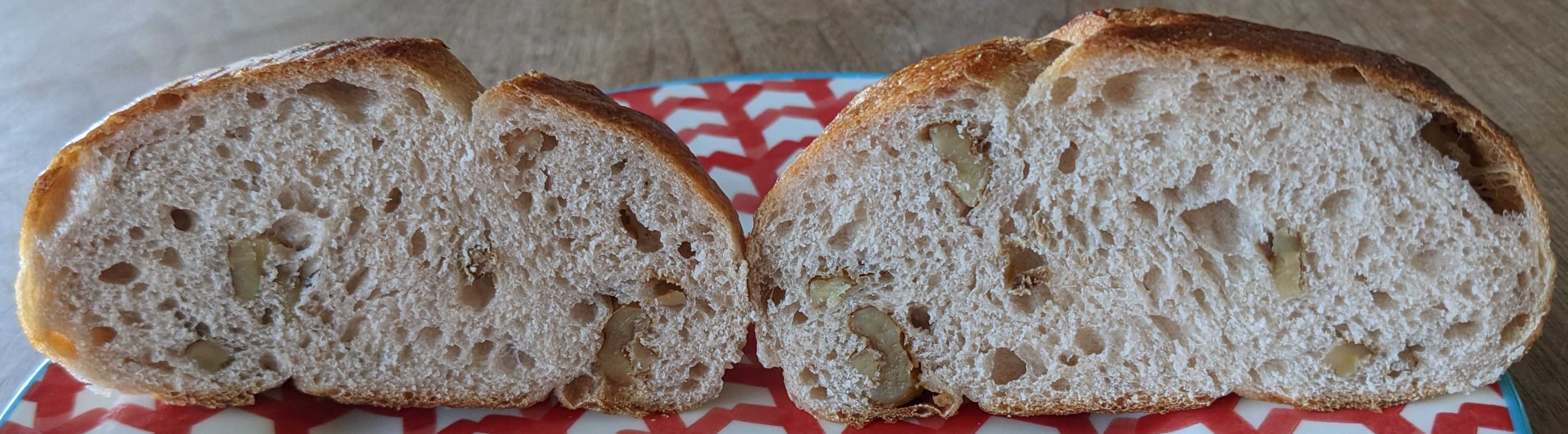 下田流の通販　くるみプレーンベーグルの断面