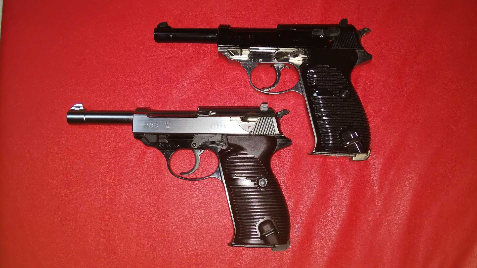ワルサーP38を楽しむ その34 マルゼンP38の二つのメッキ