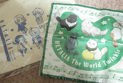 ヘタリアトートバッグ＆猫タリアハンカチ