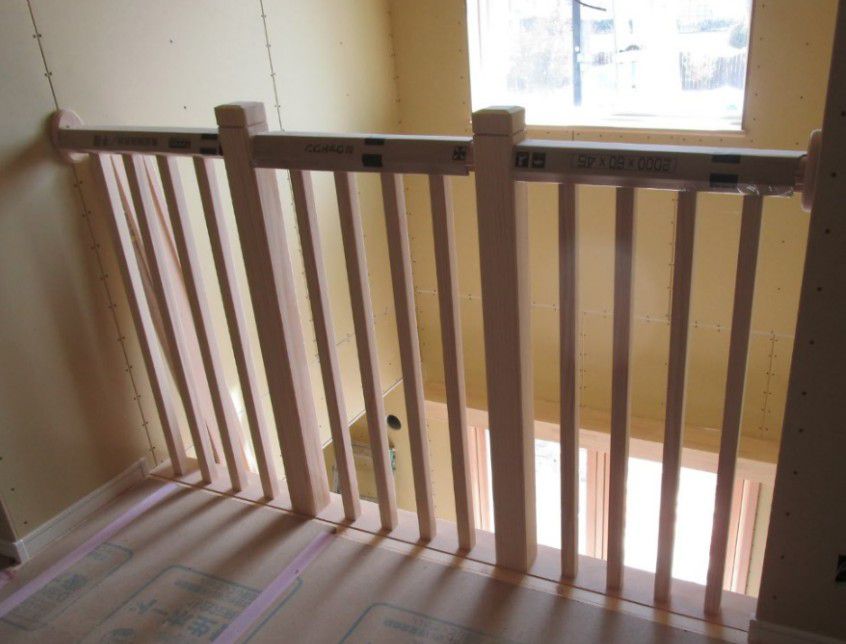 建築工事 吹抜け２ｆ手摺設置 北欧住宅を コムハウスさいたま店 で建てる 楽天ブログ