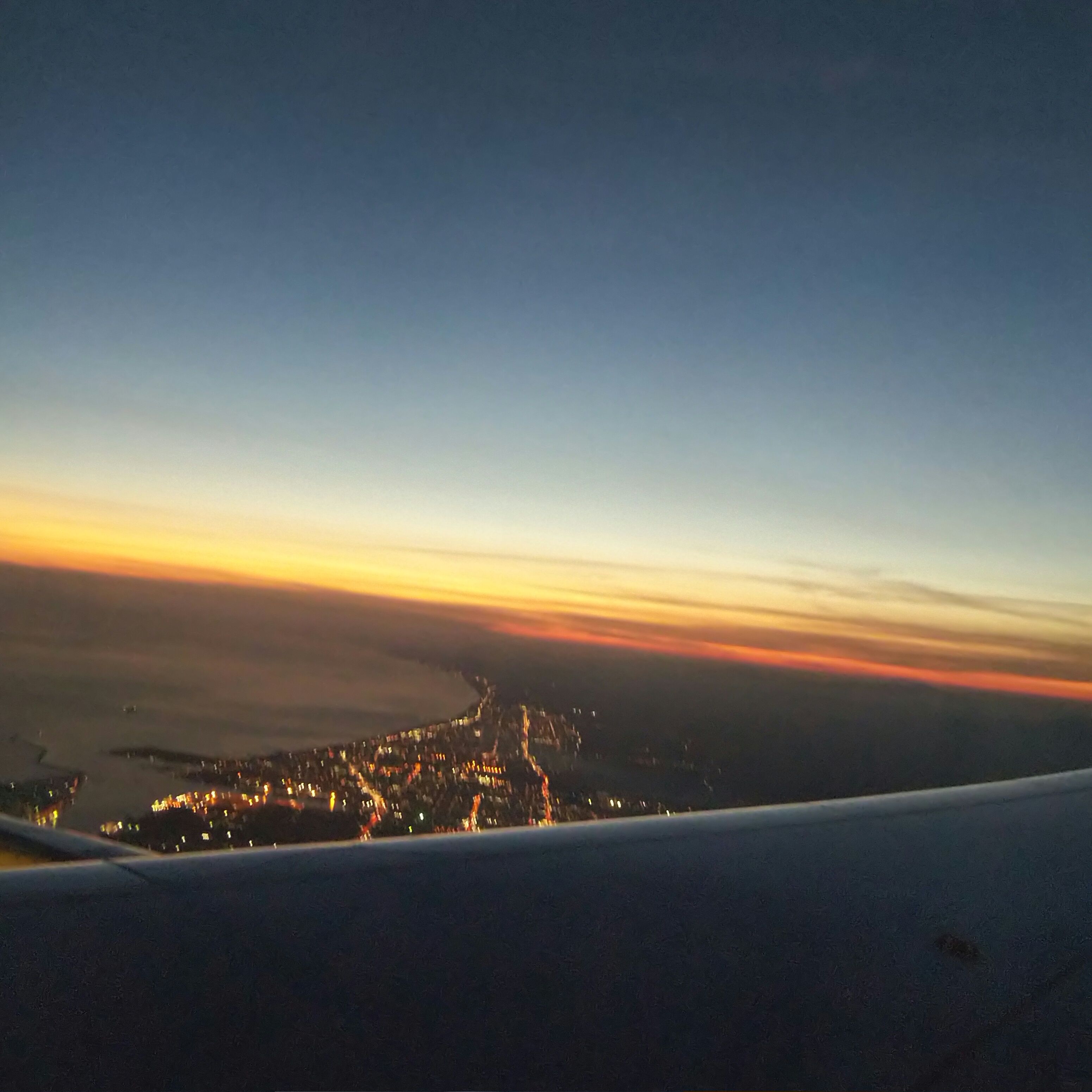 成田空港へ_夕刻