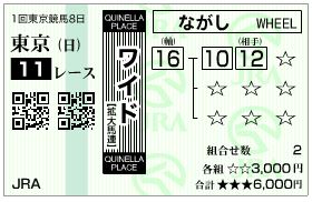 18.フェブラリーS（ワイド流し）
