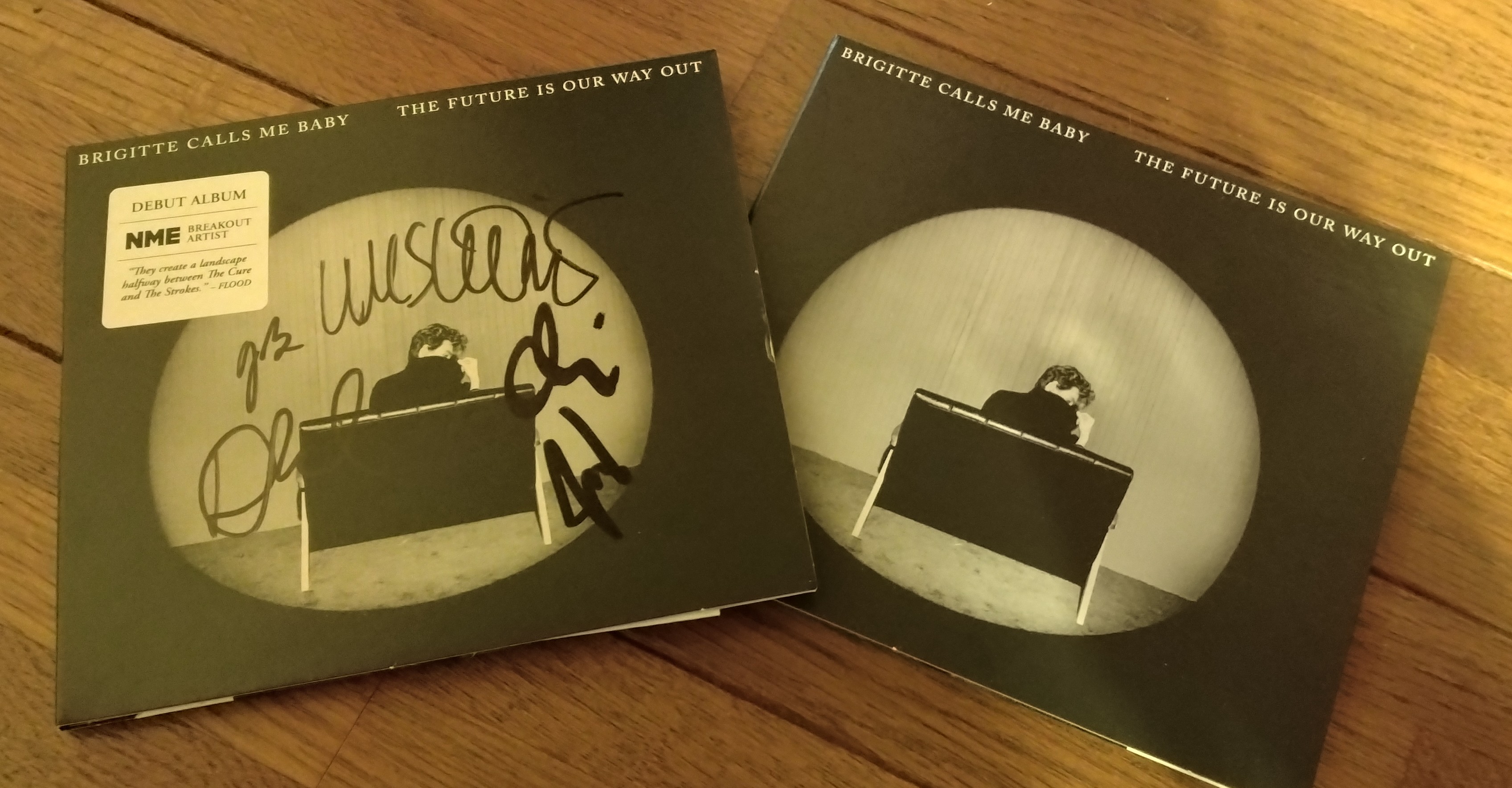 BRIGITTE CALLS ME BABY * signed vinyl album * WES LEVINS