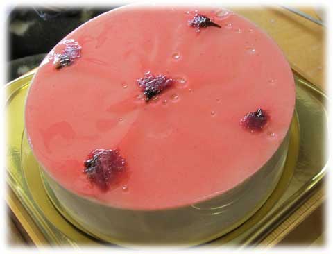 さくら抹茶ケーキ