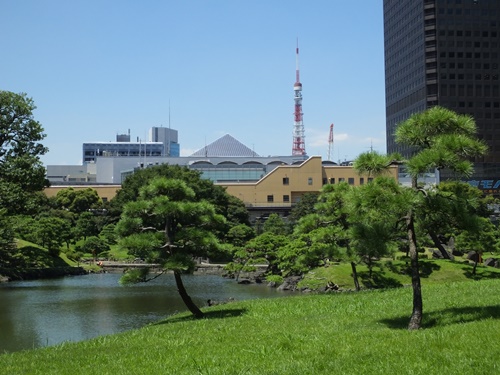 旧芝離宮恩賜庭園にて