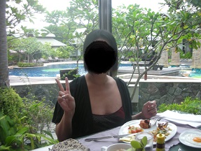 パタヤ　The Zign Premium Villa　朝食