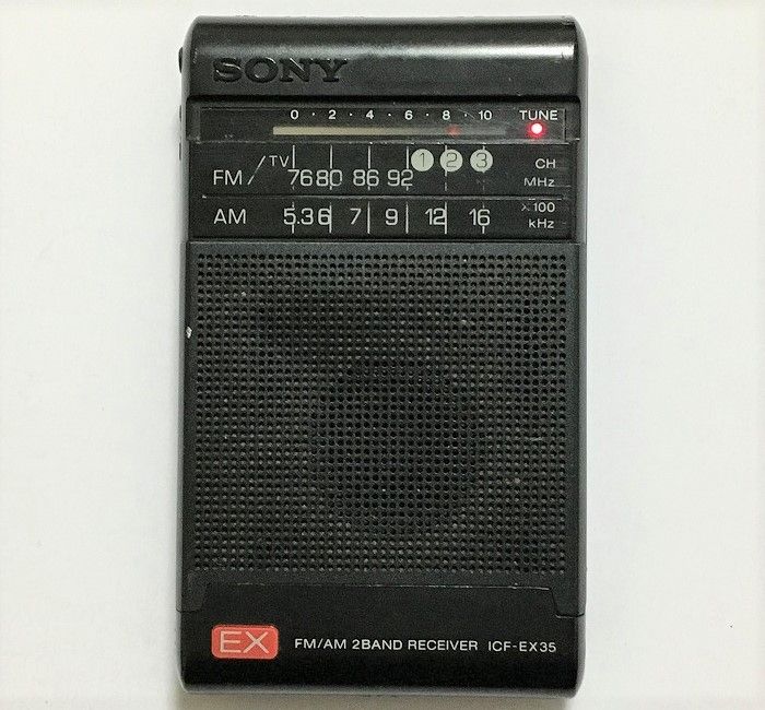 SONY ICF-EX35（FM/AM 2バンドレシーバー） | ひとりごと程度のラジオ