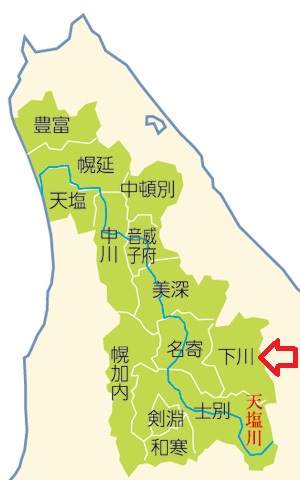 下川町地図
